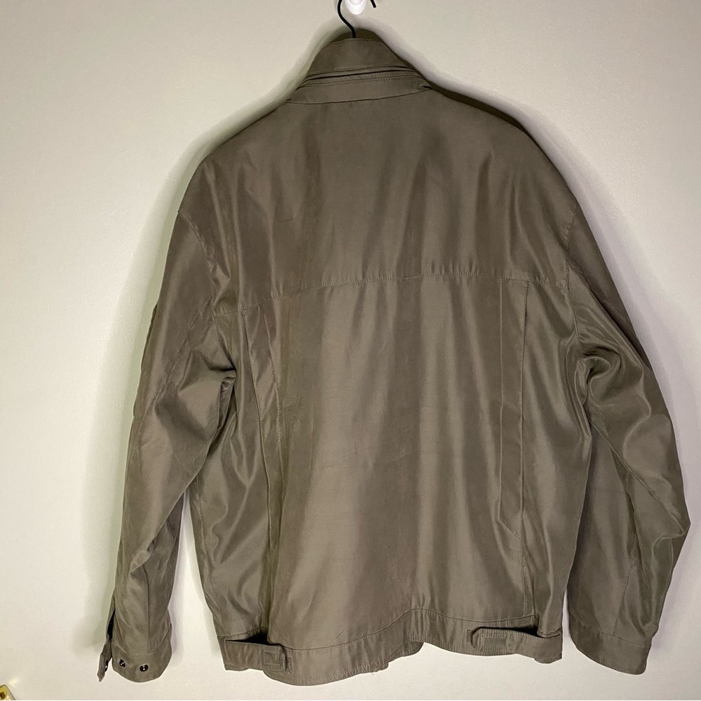 Michael Kors Jacket Coat Green brown Water Resistant Bomber Mens Size‎ XL - Picture 2 of 11